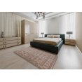 thumbnail image 4 of Ahgly Company Indoor Rectangle Mid-Century Modern Khaki Rose Pink Oriental Area Rugs, 3' x 5', 4 of 6