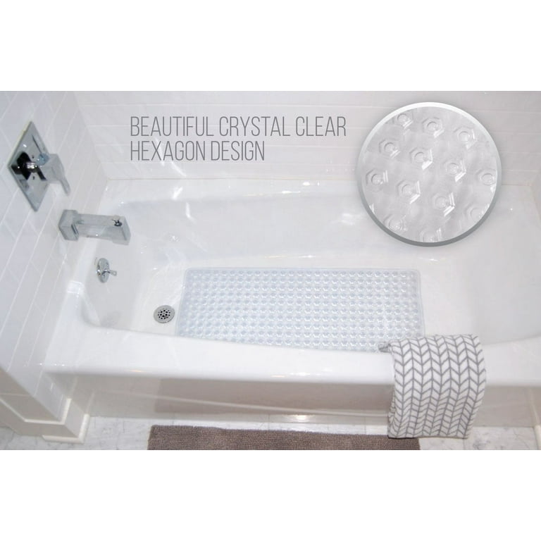 Gorilla Grip Patented Bath Tub and Shower Mat, Washable