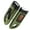 Green, variant on GeeRic Solar Powered Hand Crank LED Flashlight, 2 Pack
