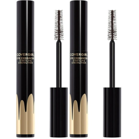 Máscara COVERGIRL Exhibitionist Stretch & Strengthen, negro y marrón