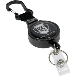  5 Pack - Heavy Duty Retractable Badge Reels with ID