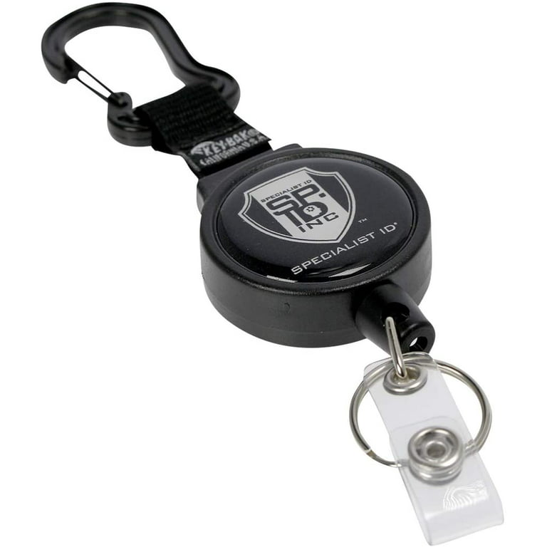 NIKE Heavy Duty Retractable Badge Reel with CHAIN Pull - Belt Clip