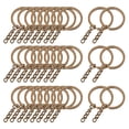 thumbnail image 1 of 30x Llaveros En Blanco Llaveros Resultados Anillos Divididos 4 Enlaces 30mm_Bronze Sunnimix Anillos de llavero, 1 of 8