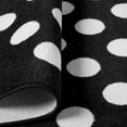thumbnail image 3 of Milliken Black & White Area Rug Eclipse Nightfall Black Polka Dots Circles 7' 8" x 10' 9" Rectangle, 3 of 5
