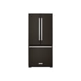 thumbnail image 3 of KitchenAid KRFF300EBS - Refrigerator/freezer - french door bottom freezer with water dispenser - width: 30.1 in - depth: 34.9 in - height: 68.5 in - 19.7 cu. ft - black stainless, 3 of 6