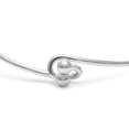 thumbnail image 2 of SuperJeweler K Initial Bangle Bracelets for Women with Cubic Zirconia Accent, 2 of 4
