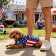 thumbnail image 5 of American Flag Inspired Dog Vest 4Th Of July Star Strip Dog Outfit Perfect Dog Shirt, Ideal Tank Top For Everyday Wear, Independence Day Celebrations Quality Materials For A Cute And Stylish Look, 5 of 6
