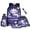 Galaxy Axolotl, variant on XYZCANDO Baby Dragon Floral 5Pcs School Backpack Set with Portable Lunch Bag Multifunctional Pencil Case Water Bottle Bag Carrier Lanyard Keychain for Elementary Middle High School