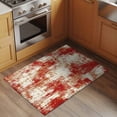 thumbnail image 2 of Rectangle Area Rugs 2 x 3 Ft, Red Ombre Non-Slip Residential Carpet, Gradient Abstract Art Vintage Indoor Crawling Mats Runner Rugs for Living Room/Dining Room/Bedroom, 2 of 8