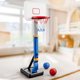thumbnail image 5 of Soporte de Aro de Baloncesto para Piscina de Gran Tamaño, Altura Ajustable, Juguetes de Piscina de Gran Tamaña con 4 Bolas, Para Juegos de Baloncesto Acuico Junto a la, 5 of 7