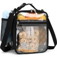 thumbnail image 5 of GYEUKHAM Lunch Box Transparent PVC Mini Tote, Portable Meal Carrier for Daily Outings & Picnics, Clear, 5 of 8