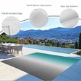 thumbnail image 6 of Outdoor Rug 4x6 ft Turquoise Grey White Gradient Waterproof Outdoor Patio Rug Mat Non Slip Outside Area Rugs Carpet for RV,Camping,Porch,Deck,Pool,Balconybackyard,Abstract Watercolor, 6 of 9