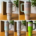 thumbnail image 2 of 2025 new Large Capacity 40Oz Stainless Steel Vacuum Flask - Insulated Tumbler Cup with Lids and Straws, Perfect for Travel, 2 of 5