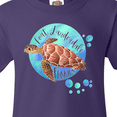 thumbnail image 4 of Inktastic Fort Lauderdale, Florida Swimming Sea Turtle with Bubbles Youth T-Shirt, 4 of 5