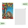 thumbnail image 2 of ONETECH Hedgehog Apples Sky Golf Towel 24x16in - Golf Gift for Men 1PC, 2 of 7