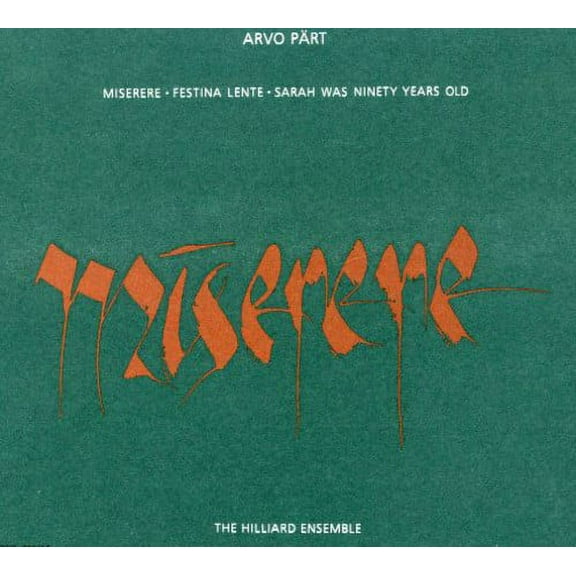 Dennis Russell Davies - Miserere - Classical - CD