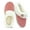 Pink, variant on Warm Knit House Slippers for Women, Memory Foam House Slippers Knitted Shoes, Faux Fur Lined Anti-Skid Rubber Sole, Cozy Indoor Outdoor Slippers