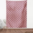 thumbnail image 3 of Floral Upholstery Fabric by the Yard, Composition of Budding Flowers on Branches on a Peach Tone Background, Decorative Fabric for DIY and Home Accents, Dark Indigo and Salmon by Ambesonne, 3 of 4
