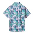 thumbnail image 4 of Hawaiian Shirt For Men, Men's Vintage Button Down Bowling Shirts Short Sleeve Summer Beach Shirt 4XL, 4 of 5