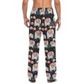 thumbnail image 2 of Top-kevin Vintage Elephant Pajama Pants Mens Lounge Pants Lightweight Men Pajama Bottoms with Pockets Drawstring, 2 of 13
