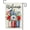 4th of July Flowers, variant on Welcome Spring Gnome Garden Flag 12x18 Double Sided Floral Yard Flag Farmhouse for Outside Decorations Flags
