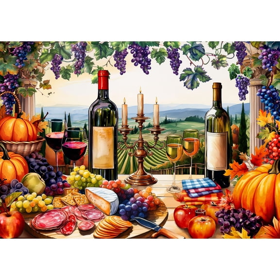 Springbok 500 Piece Vineyard View Jigsaw Puzzle for Adults