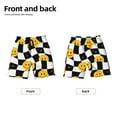 thumbnail image 2 of PAYOHTO Boy Swim Trunks X-Large Size 18-20 Teens Boy Beach Board Shorts Funny Melt Smile Faces Geometry Pattern Quick Dry Bathing Suit Swimwear, 2 of 9
