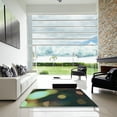 thumbnail image 7 of Ahgly Company Machine Washable Indoor Square Transitional Charcoal Black Area Rugs, 3' Square, 7 of 7