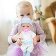 thumbnail image 5 of 12 Inch Soft Newborn Baby Dolls, Vinyl Baby Dolls With Clothes Set Including Pacifier Realistic Doll Look RealTeissuly Clearance (blue, E) Teissuly WER202308292058, 5 of 5
