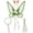 White, variant on Fairy Wings for Adults Fairy Costume Set with Elf Ears Wand Wreath for Halloween Party, 19.7" x 14.9"