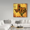 thumbnail image 3 of Trademark Fine Art 'Texas Word Map' Canvas Art by Art Licensing Studio, 3 of 3