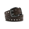 thumbnail image 2 of Mens Classic Genuine Leather Belt Jeans Solid Belts for Men 1.5inch Width, 2 of 6