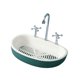 thumbnail image 5 of Jabonera Sin taladro Bandeja de jabón Mantenga el jabón seco Fácil de limpiar Caja de almacenamiento de jabón Soporte de caja de jabón Jabonera con Verde Sunnimix Jabonera, 5 of 8