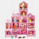 thumbnail image 4 of Kit De Construcción De Casa De Muñecas Para Niñas, 274 Piezas, Kit De Construcción De Castillo De Casa De Muñecas Rosa, Cultiva La Creatividad Para La Escuela, 4 of 8