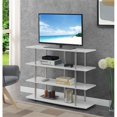 thumbnail image 1 of Convenience Concepts Designs2Go TG Meuble TV à Quatre Niveaux en Bois Blanc, 1 of 5