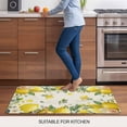 thumbnail image 5 of Vintage Lemon Doormat Outdoor Entrance 24"x36", Summer Fruit Rustic Botanical Floral Absorb Moisture Dirt Door Mats, Non-Slip Rubber Backing Floor Mats Indoor, Low-Profile Front Door Rugs, 5 of 9