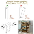 thumbnail image 2 of Shoe Storage Cabinet with 3 Flip Drawers,Rattan Freestanding Organizer with Adjustable Shelves for Entryway, Narrow Shoe Rack Cabinet, 2 of 7