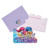 Shimmer & Shine Thank You Cards (8Pc) - Party Supplies - 8 Pieces