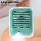 thumbnail image 1 of Ventilador De Mesa Mini ventilador de escritorio 330ml enfriador de aire de escritorio para camping/interior/exterior (verde), 1 of 7