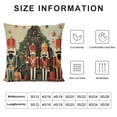 thumbnail image 5 of ONETECH  Merry Christmas Nutcracker Throw Pillow Covers Decorative Winter Holiday Party Christmas Pillow Cases for Couch Cushion Sofa Outdoor, 5 of 5