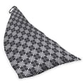 thumbnail image 2 of Geometric Lounger Chair Bag, Sketched Nested Design of Overlapping Diamond Outlines and Chain Links, High Capacity Storage with Handle Container, Lounger Size, Black and Pale Grey, by Ambesonne, 2 of 5