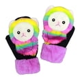 thumbnail image 4 of GPOECD Baby Girl Mittens Winter Animal Knitted Soft Warm Lined Cartoon Design Winter Gloves for Children Cold Weather Play, 4 of 4