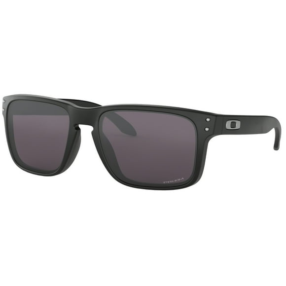 Oakley Men's Polarized Holbrook 0OO9102-9102E855 Black Rectangle Sunglasses