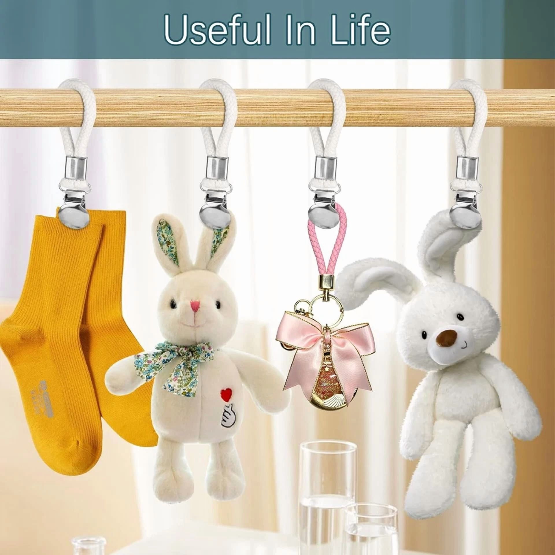 BUTTERFLY- 10Pcs Tea Towel Clips Cloth Hanging Metal Clips Hand Towel For Kitchen Bathroom