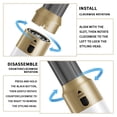 thumbnail image 7 of 5 in 1 Hair Dryer Brush Set – Ionic Air Styler, Blow Dryer, Curling Iron & Hot Air Brush in One, Detachable Design for Drying, Curling, and Straightening Hair, 7 of 7