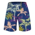 thumbnail image 4 of XINPING Men's Big Tall Swim Trunks Xl 2xl Loose Fit Funny/novelty Print Quick Dry Spring Break Swim Trunks with Pockets Stretch Fabric Beach Shorts Bathing Suits, 4 of 5
