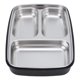 thumbnail image 4 of Kids Lunch Containers, &nbsp;304&nbsp;Stainless&nbsp;Steel Four Sided Buckle Design Thermal Insulation Bento Lunch Box Sealing For Students&nbsp; For &nbsp;School For Office, 4 of 8