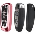 thumbnail image 7 of Key Fob Cover Compatible with Ford Explorer Fusion Escape Edge Expedition Mustang F150 F250 F350 F450 F550 Bronco Keychain Case Holder Protector,Pink, 7 of 7