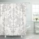 thumbnail image 1 of ABPHQTO Cortina de ducha de poliéster con estampado Damasco barroco gris y blanco 152x180 cm ABPHQTO PKNMT60x72Shower-1302, 1 of 2