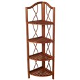 thumbnail image 1 of Lavish Home Présentoir d'Angle Pliant en Bois à 4 Niveaux, 1 of 1